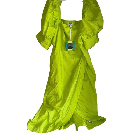 NWT Christopher John Rogers for Target 28W/30W Puff Sleeve Faux Wrap Dress READ - Picture 1 of 11